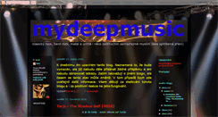 Desktop Screenshot of mydeepmusic.blogspot.com