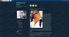 Desktop Screenshot of elrincondelycus.blogspot.com