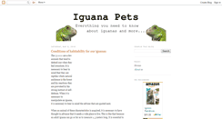 Desktop Screenshot of iguanapets.blogspot.com