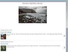 Tablet Screenshot of paulmichaudphoto.blogspot.com