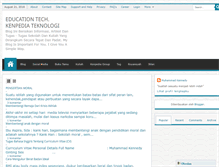 Tablet Screenshot of pendidikantech.blogspot.com