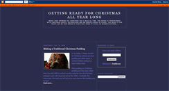 Desktop Screenshot of gettingreadyforchristmasallyearlong.blogspot.com