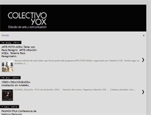 Tablet Screenshot of colectivoyox.blogspot.com