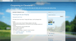 Desktop Screenshot of couponingincleveland.blogspot.com