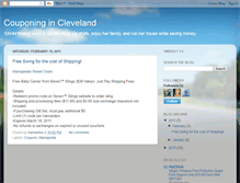 Tablet Screenshot of couponingincleveland.blogspot.com