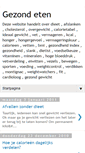 Mobile Screenshot of eten-gezond.blogspot.com