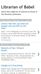 Mobile Screenshot of librarianofbabel.blogspot.com