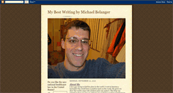 Desktop Screenshot of michaelbelanger.blogspot.com