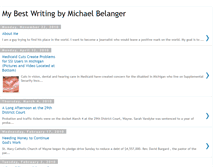 Tablet Screenshot of michaelbelanger.blogspot.com