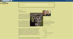 Desktop Screenshot of habeckerfamily.blogspot.com