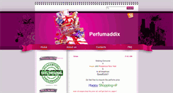 Desktop Screenshot of perfumaddix.blogspot.com