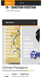 Mobile Screenshot of cadastrarregistrar.blogspot.com
