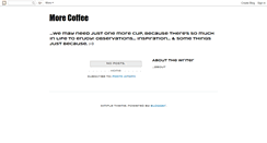 Desktop Screenshot of morecoffee.blogspot.com