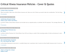 Tablet Screenshot of criticalillness-insurance.blogspot.com