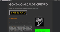 Desktop Screenshot of gonzaloalcalde.blogspot.com