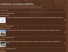 Tablet Screenshot of gonzaloalcalde.blogspot.com