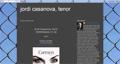 Desktop Screenshot of jordicasanovatenor.blogspot.com
