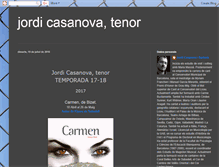 Tablet Screenshot of jordicasanovatenor.blogspot.com