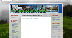 Desktop Screenshot of educaciencias2057.blogspot.com