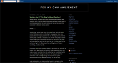 Desktop Screenshot of formyownamusement.blogspot.com