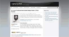 Desktop Screenshot of laptoplapdeskreview.blogspot.com