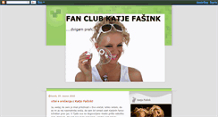 Desktop Screenshot of katjafasink-fanclub.blogspot.com