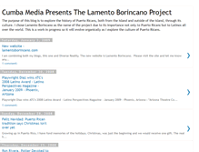 Tablet Screenshot of lamentoborincano.blogspot.com