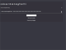 Tablet Screenshot of cesarmeneghetti.blogspot.com
