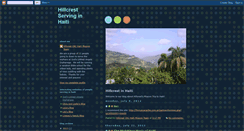 Desktop Screenshot of hillcrestservinginhaiti.blogspot.com