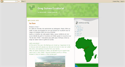 Desktop Screenshot of greg-guineaecuatorial.blogspot.com