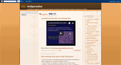 Desktop Screenshot of antiparasitosonline.blogspot.com