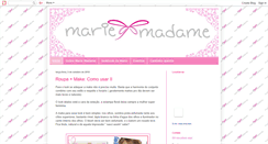Desktop Screenshot of lojamariemadame.blogspot.com