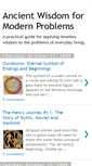 Mobile Screenshot of ancientwisdomformodernproblems.blogspot.com