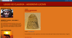 Desktop Screenshot of legioxi.blogspot.com