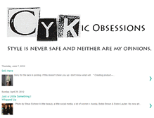 Tablet Screenshot of cykicobsessions.blogspot.com