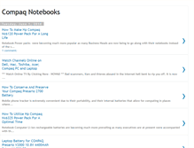 Tablet Screenshot of compaqnotebooks.blogspot.com