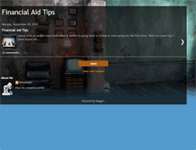 Tablet Screenshot of financial-aid-tips.blogspot.com