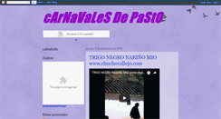 Desktop Screenshot of carnavalesdepasto2011.blogspot.com