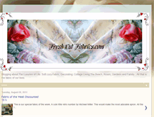 Tablet Screenshot of freshcutfabrics.blogspot.com