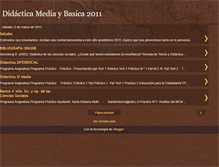 Tablet Screenshot of didacticamediabasica2011.blogspot.com