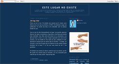 Desktop Screenshot of estelugarnoexiste.blogspot.com