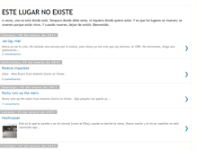 Tablet Screenshot of estelugarnoexiste.blogspot.com