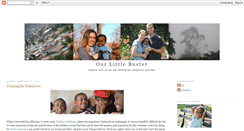 Desktop Screenshot of ourlittlebuster.blogspot.com