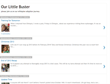 Tablet Screenshot of ourlittlebuster.blogspot.com