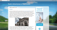 Desktop Screenshot of kylasadventuresinrealestate.blogspot.com