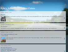 Tablet Screenshot of kylasadventuresinrealestate.blogspot.com