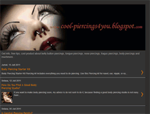 Tablet Screenshot of cool-piercings4you.blogspot.com