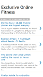 Mobile Screenshot of exclusiveonlinefitness.blogspot.com