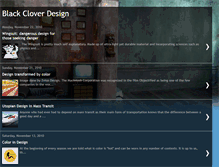 Tablet Screenshot of blackcloverdesign.blogspot.com