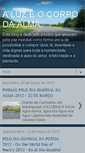Mobile Screenshot of aluzeocorpodaalma.blogspot.com